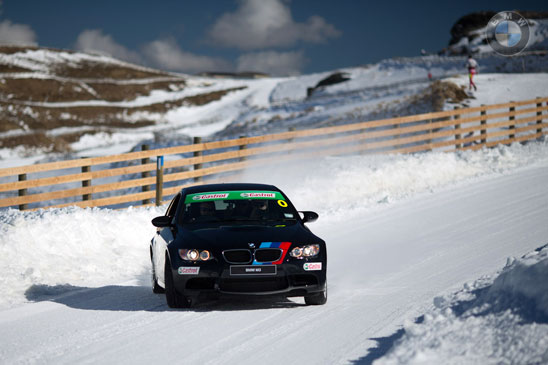 BMW snow driving training course at Wanaka