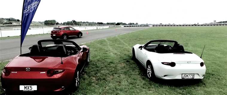 MX5s at TrackTime Driving Academy driver training